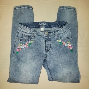 Cat & Jack Jeggings flower jeans